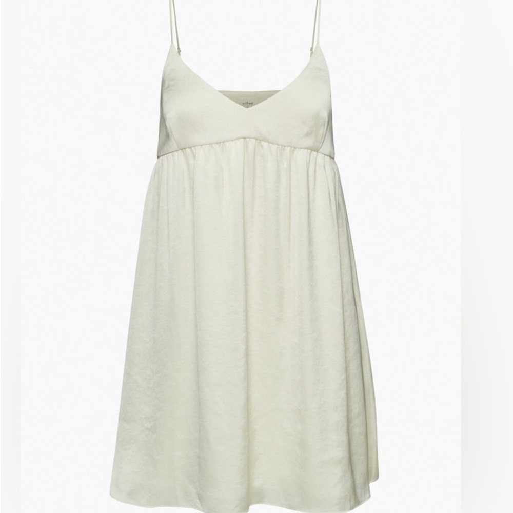 Aritzia Wilfred lover satin mini dress